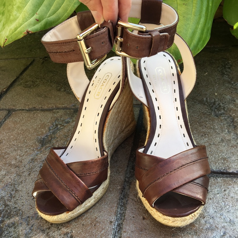Coach Heeled Sandal